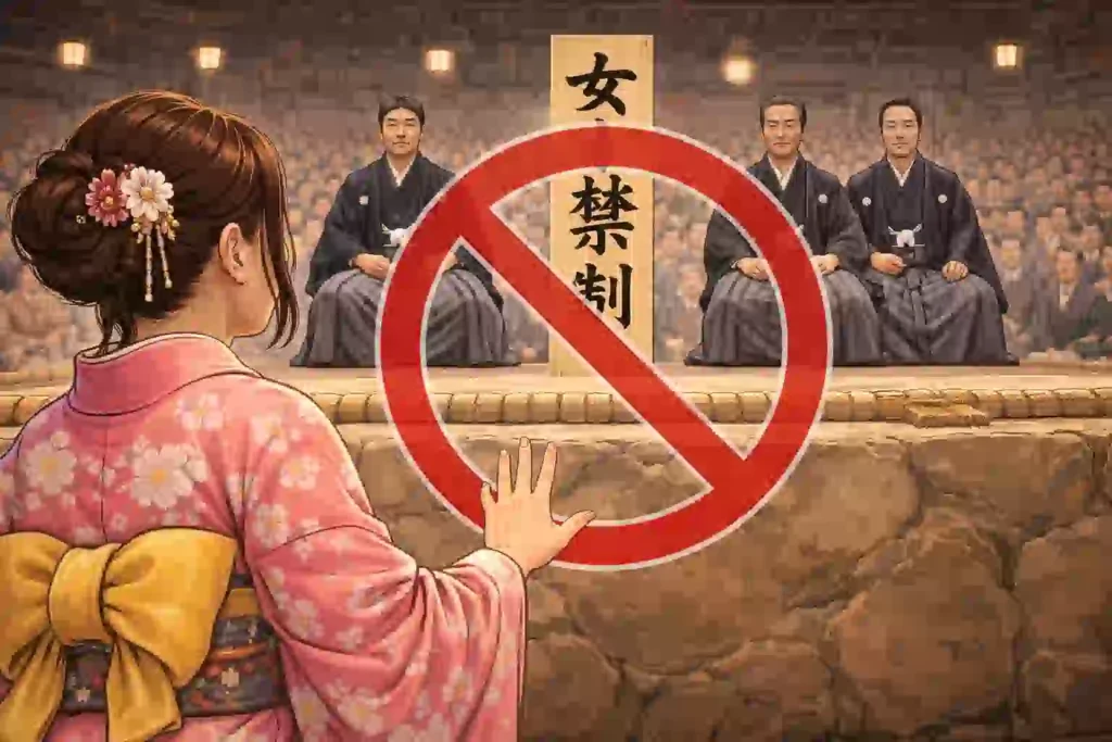 大相撲の土俵における女人禁制という伝統文化 