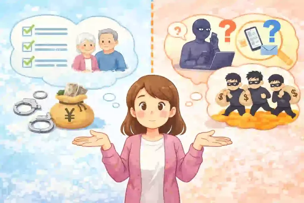 情報が整理されていく途中段階を表したイメージ 