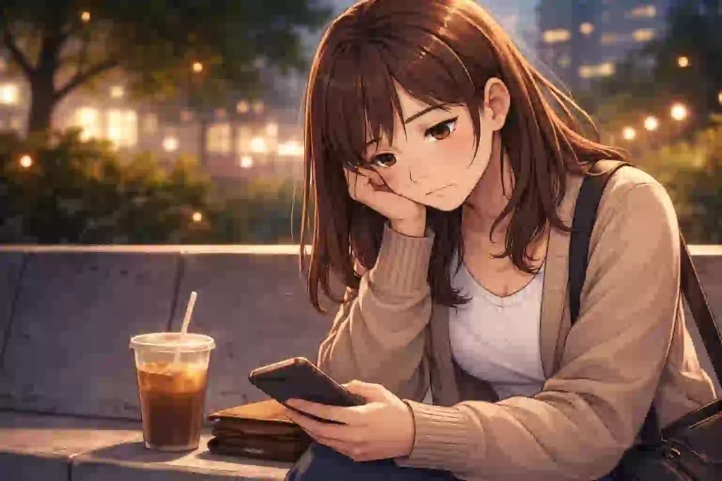 肩車した親子の様子